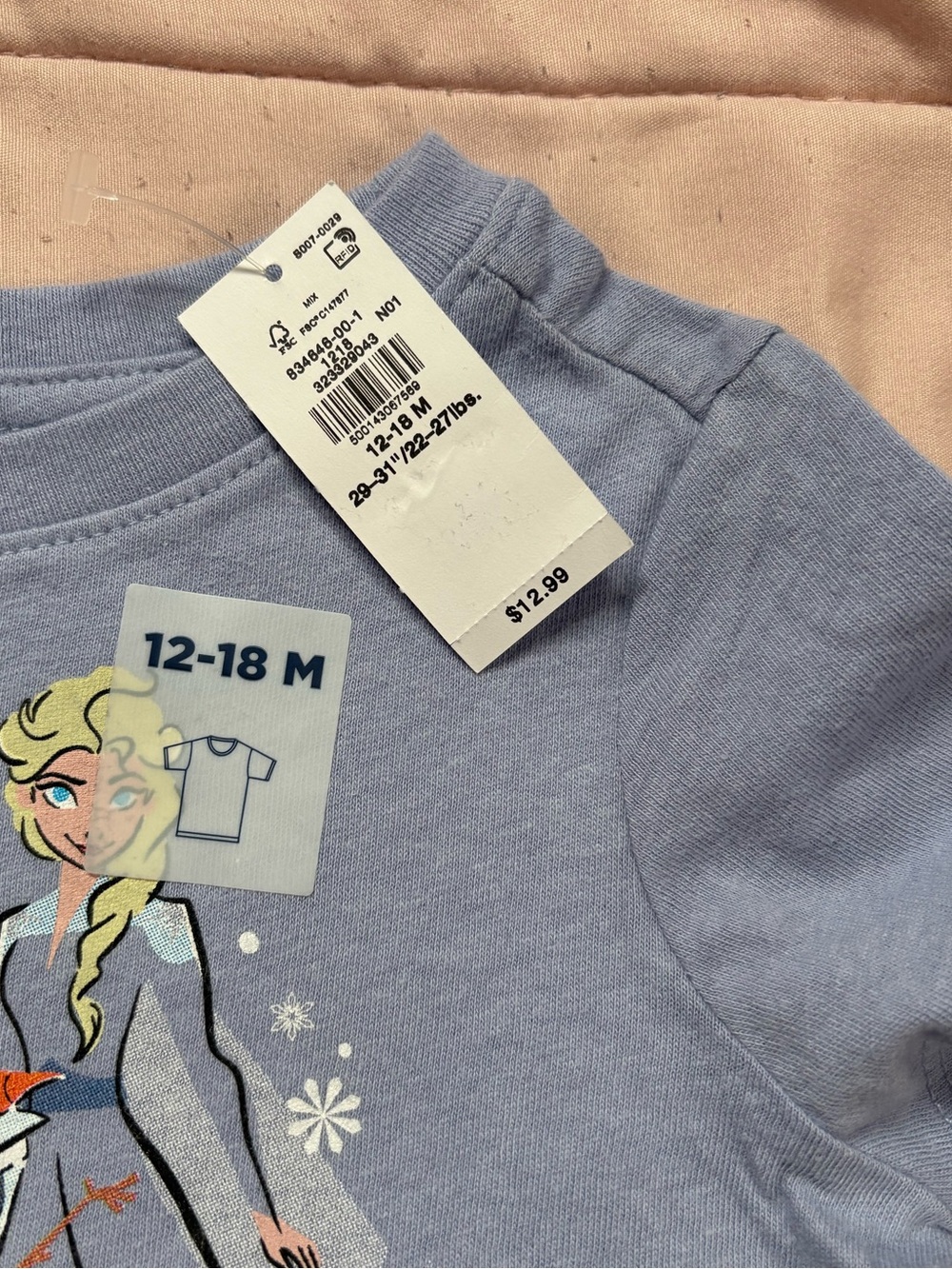 Cat & Jack Cream Tee with Multicolor Graphic - Picture 5 of 6